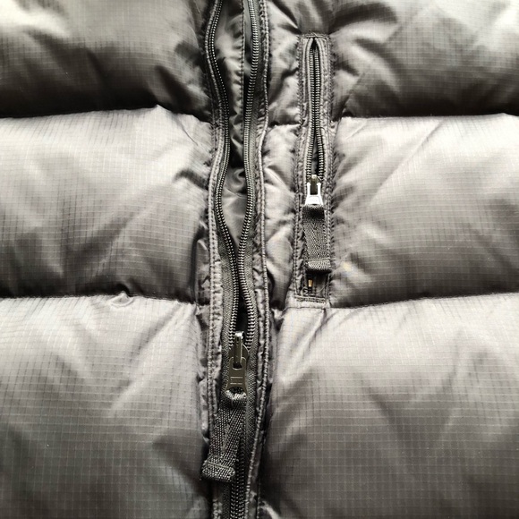 Gap Black Nylon Down Fill Quilted Puffer Jacket Warm Winter Coat Men’s Size L - Picture 16 of 16